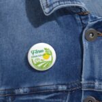 Custom Farm Food Co-Op Pin Button - Eco-Friendly Badge for Community Support - Image 2