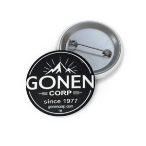 GONEN CORP Custom Mountain Design Pin Buttons – Personalized Badges for Gifts, Events, & Celebrations