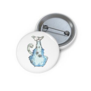 Custom Cat-Themed Pin Buttons - Cute Animal Accessories for Fashion Lovers